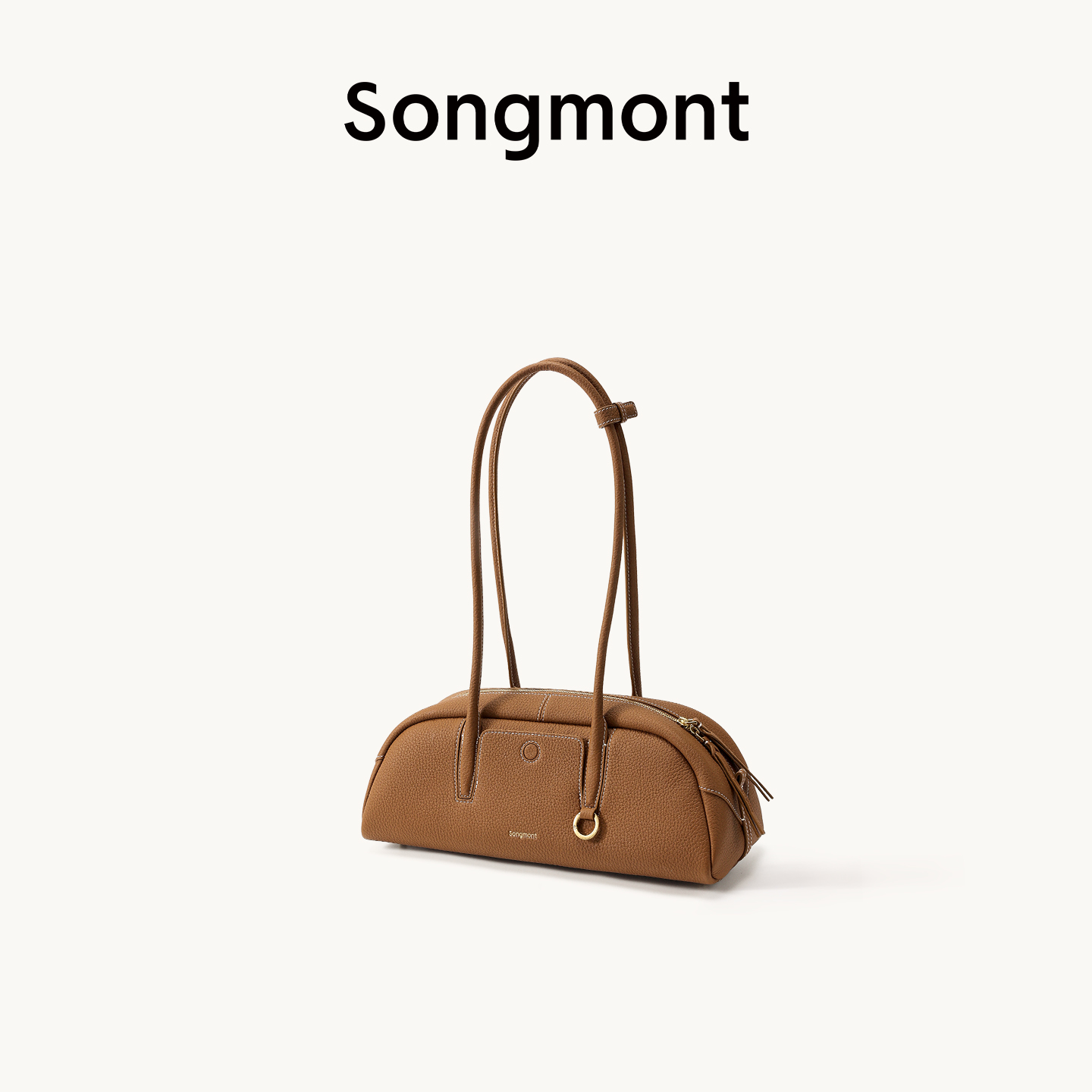 Songmont山下有松循迹保龄球小号枕头包波士顿腋下法棍包手提包