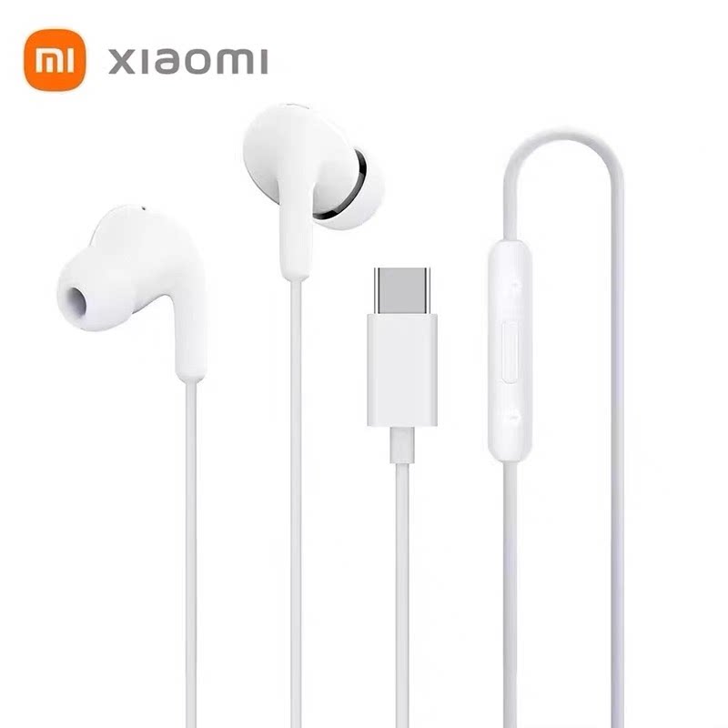 小米原装有线耳机Type-c 入耳式耳麦 适用iPhone16苹果15华为手机