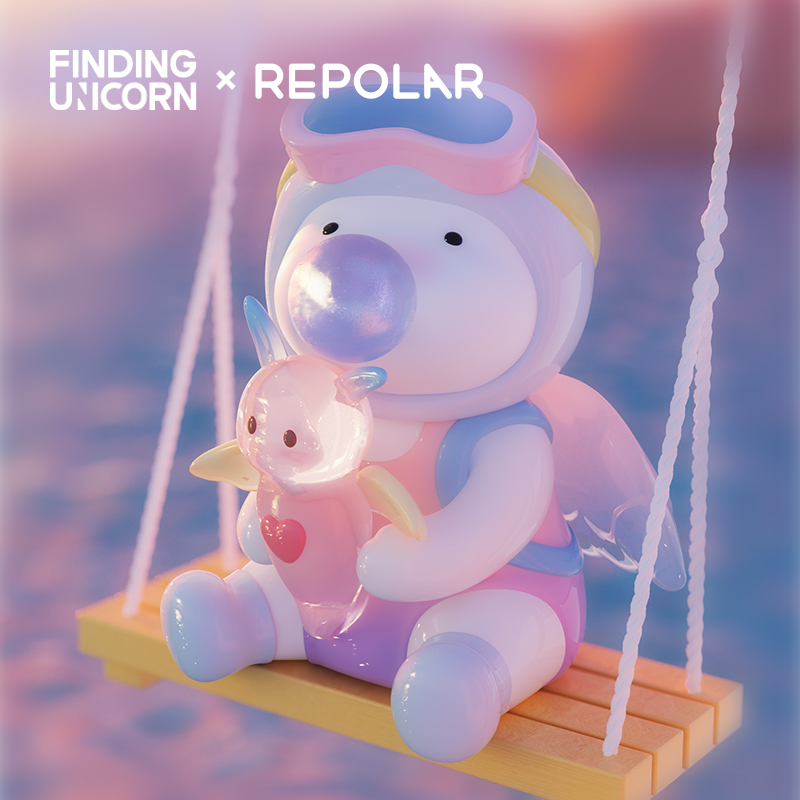 寻找独角兽 REPOLAR奇妙夏之旅系列盲盒夏天海边潮玩手办送礼可爱