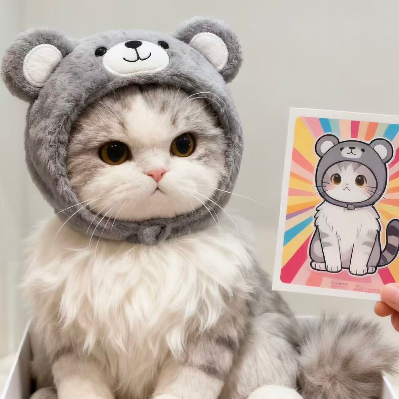 狗狗帽子猫咪头套春秋比熊泰迪博美雪纳瑞鲨鱼变装狗狗冬季帽子