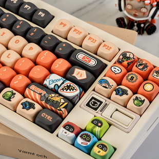 邦布【仅键帽】130键热升华个性可爱客制化键盘键帽MOA高度