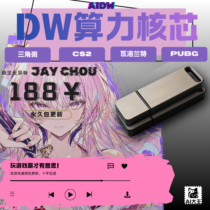 AI大王视觉准心瞄准压枪U盘