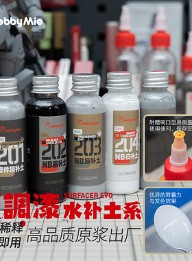 喵匠黑科技 预调漆水补土系列 GK专用水补土 金属水补土 免稀释