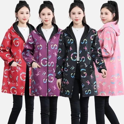 冬季新款加绒加厚短款罩衣女士时尚防水围裙上班穿的工作服小个子
