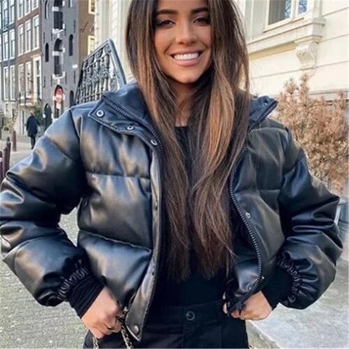 Winter women's coat Warm thick leather Parkas female jacket
