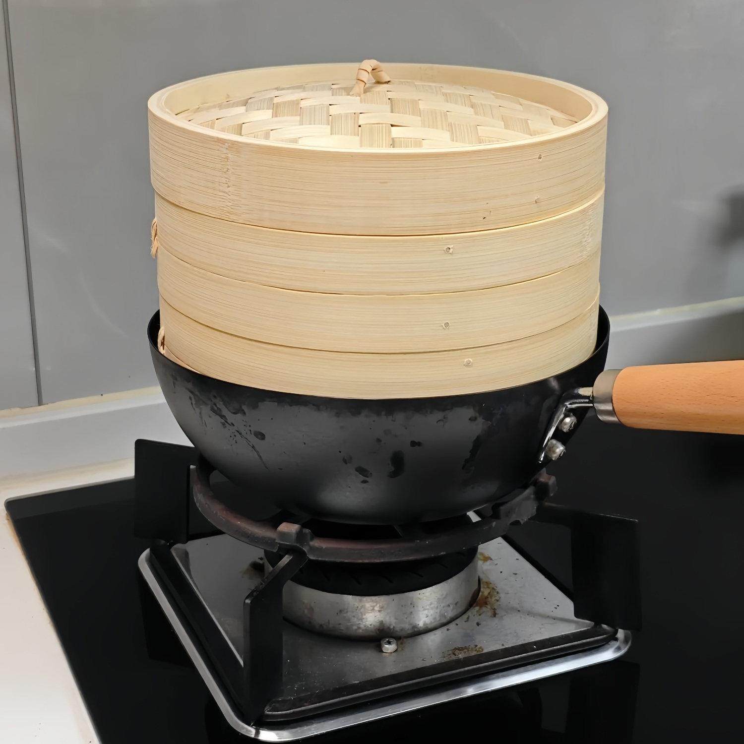 蒸笼蒸屉竹家用竹制商用