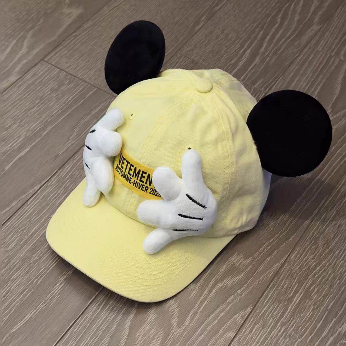 米奇手棒球帽可爱大耳朵