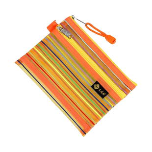 迷你文件袋小号便携双层收纳袋透明随身外出零钱包口红卡袋小型收纳包小拉链包卡套卡片小袋子证件银行卡袋A6