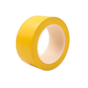 PVC黄色警示贴仓库工厂车间地面定位标识贴消防通道区域划分防水地贴地标贴自粘加厚耐磨施工注意安全隔离线