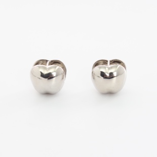 SUSISOMOS金苹果耳环个性高级感新款双面小众耳饰双面苹果新品