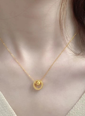 时来运转项链女2025年新18k金色