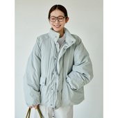 WHIMIN 进口高密尼龙柔软羽绒服FP680白鸭绒短款 外套