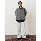 WHIMIN 宽松休闲摇粒绒套头拉链卫衣男女同款