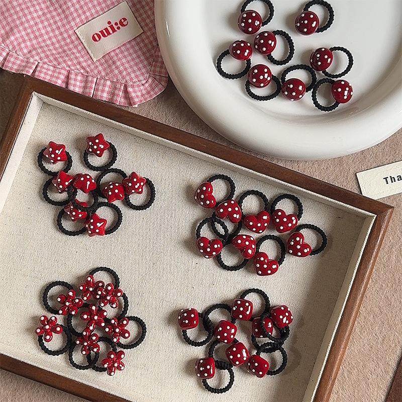 儿童波点小皮筋星星拇指头绳女孩宝宝公主风发圈不伤发扎马尾辫子,童装/婴儿装/亲子装,发饰,淘宝优惠券,粉丝福利购,淘宝优惠卷