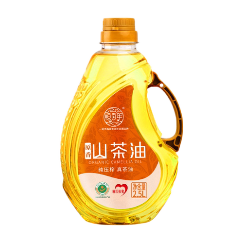 恒百年山茶油茶籽油食用油纯正茶油5L家庭装冷榨油物理压榨0添加