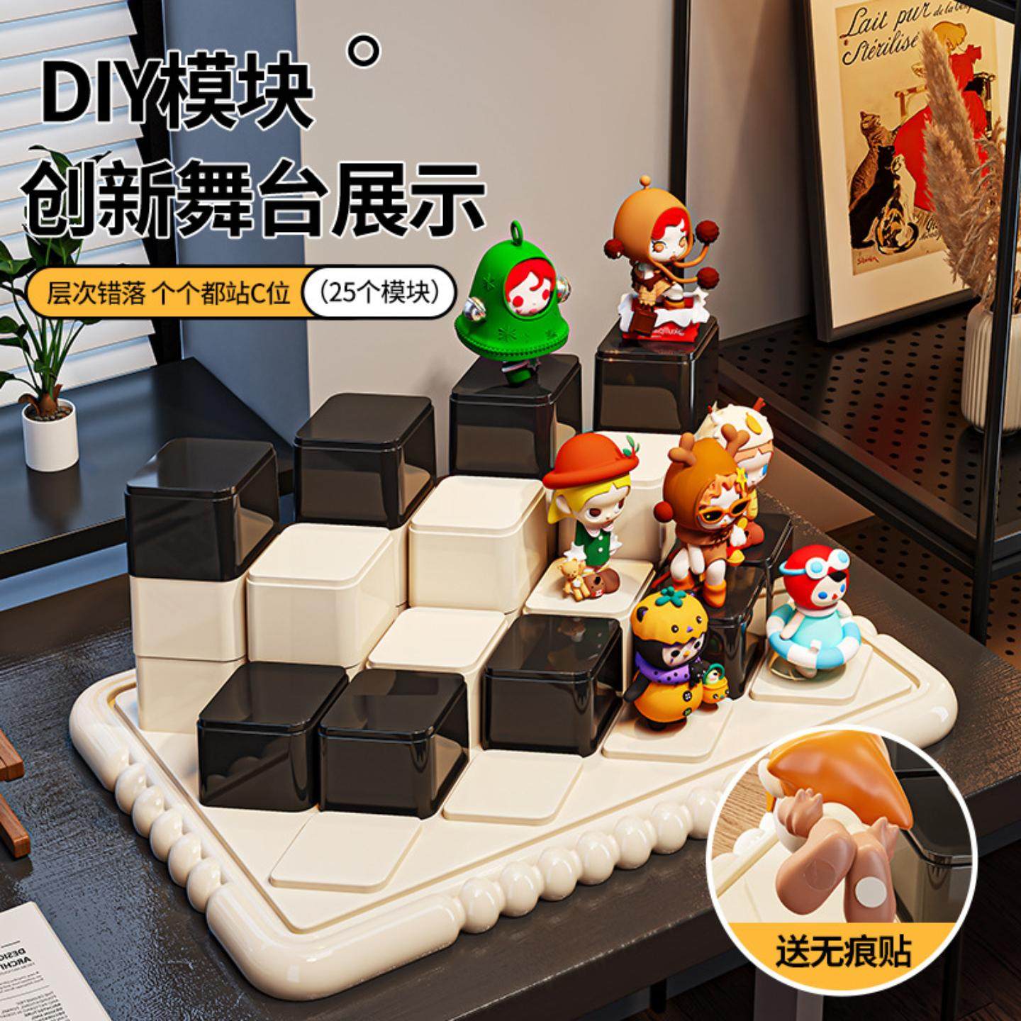 盲盒防尘展示柜家用泡泡玛特手办公仔玩具亚克力透明收纳展示架方,商业/办公家具,手办柜/潮玩柜/玩具柜/模型柜,淘宝优惠券,粉丝福利购,淘宝优惠卷