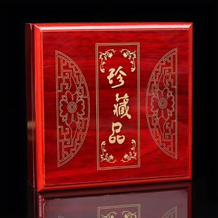 文玩手套绒布袋礼品盒子大礼盒礼品袋送礼收纳盒文玩礼品盒新年收纳袋红色手提过年过年礼品盒大号喜庆创意