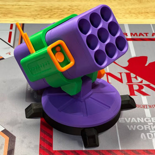 战地机甲导弹笔筒收纳盒旋转笔筒办公室礼物科技感打印3d摆件收藏