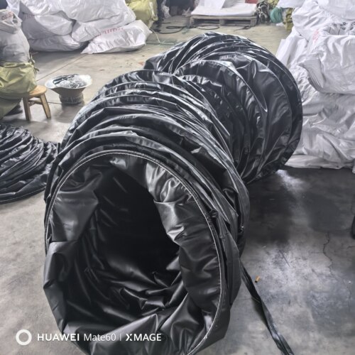 防静电阻燃涂覆布隧道施工通风筒800mm直径导风筒规格齐全现货