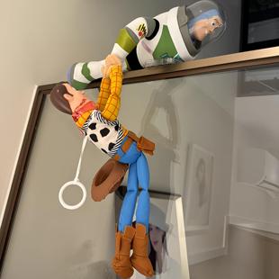 玩偶公仔巴斯光年救胡迪汽车尾部挂件公仔搞笑总动员房顶装饰饰品