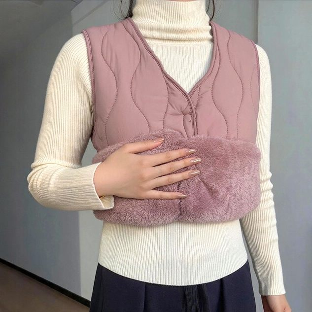 保暖马甲女秋外穿背心冬季坎肩短款小个子休闲马甲妈妈款2026新款
