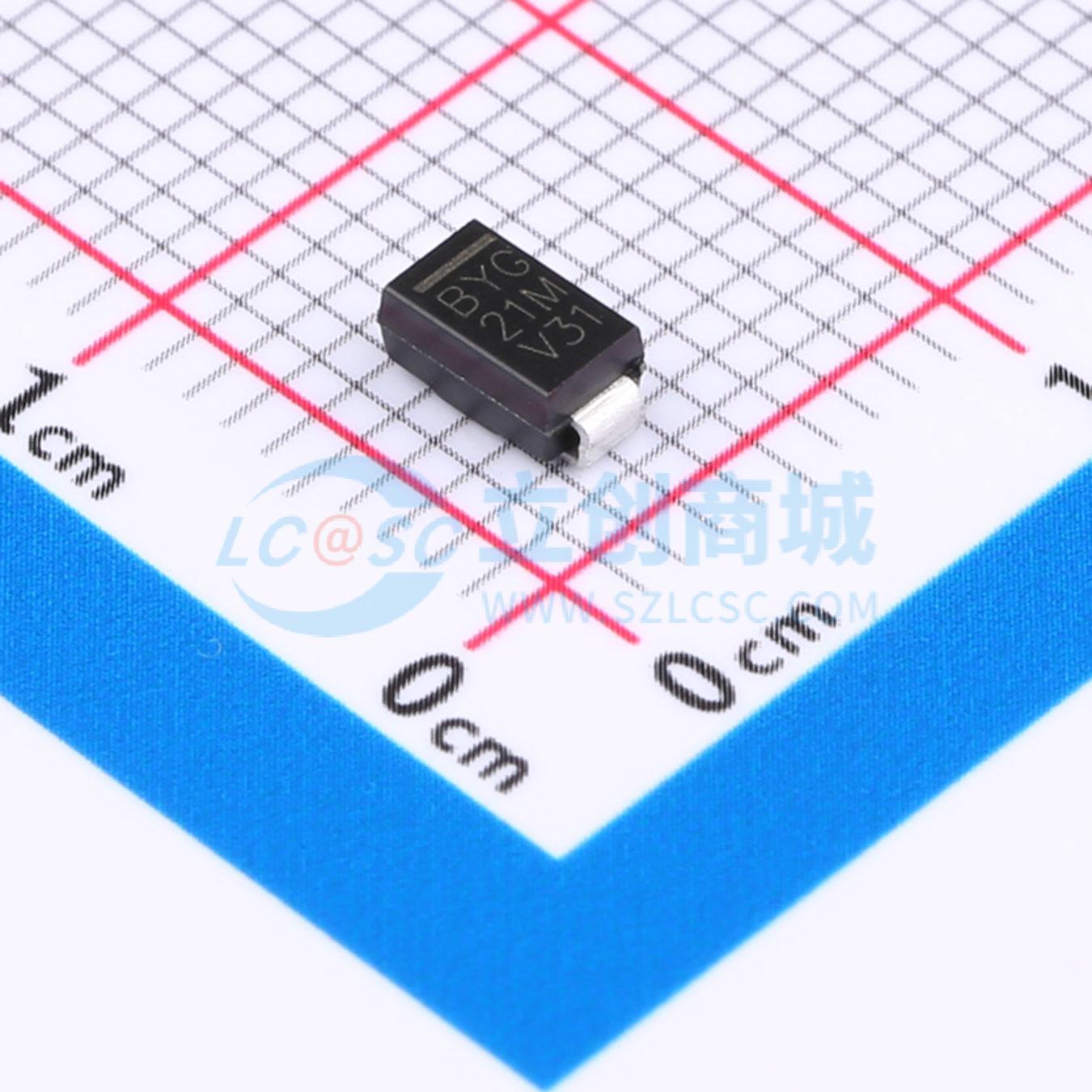 BYG21M-E3/TR SMA(DO-214AC) 雪崩二极管 VISHAY(威世)全新原装
