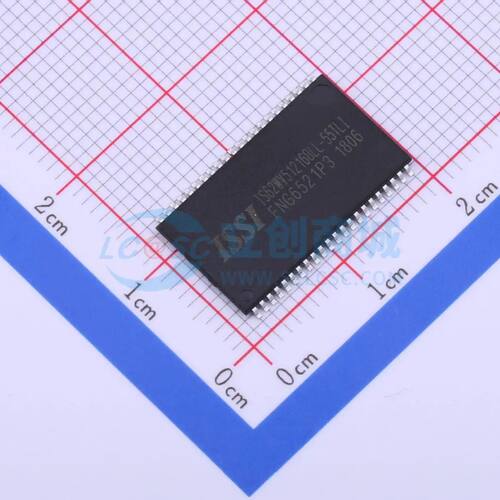 IS62WV51216BLL-55TLI TSOP-44-10.2mm 静态随机存取存储器(SRAM)