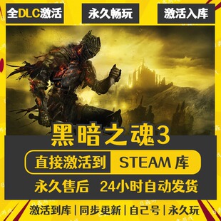SOULS III全DLC全球激活中文 CDKEY入库DARK STEAM黑暗之魂3激活码