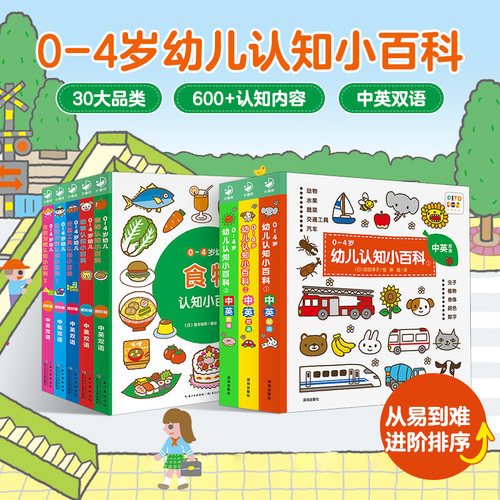 点读0-4岁幼儿认知百科3册精装