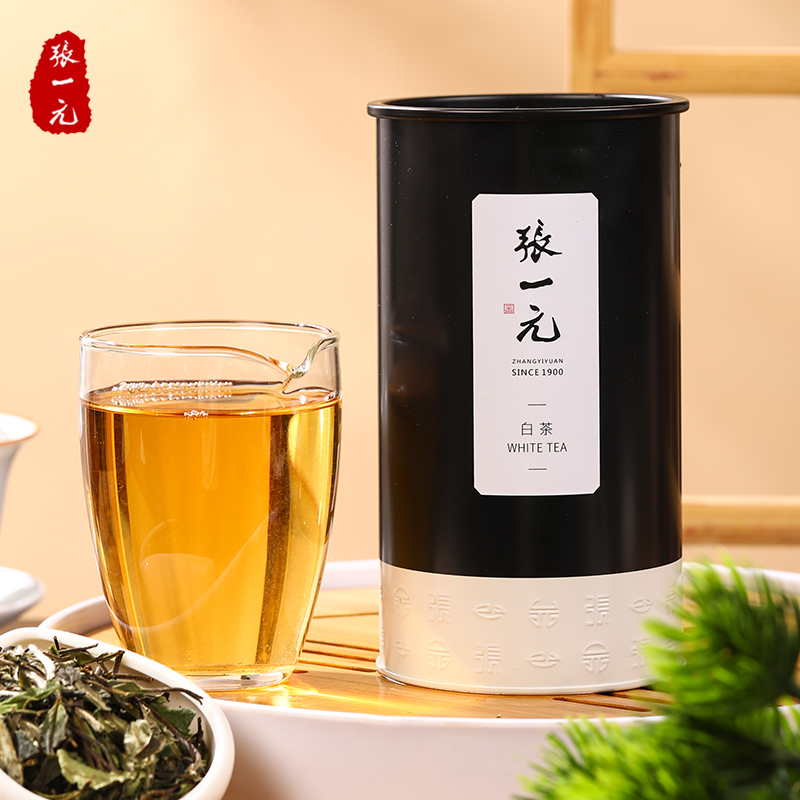 张一元特级白牡丹50g罐装