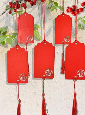 许愿牌木吊牌手写心愿牌寺庙景区挂树上的挂牌平安牌祝福牌祈愿牌