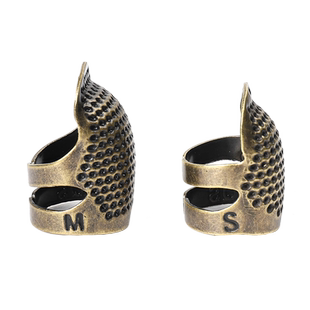 家用顶针器指套戒指保护手指DIY十字缝刺绣工具防扎顶针箍压针器