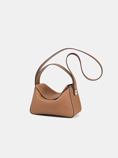 HOUSEOFHELLO 新款融化水滴牛皮枕头包手提单肩包斜跨女包25CCPH