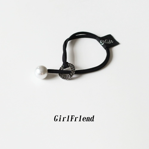 Брендовая изысканная летняя резинка для волос из жемчуга, японские и корейские, популярно в интернете