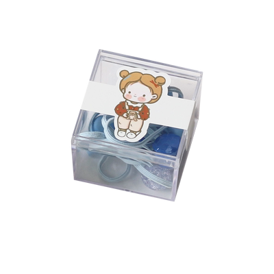 橡皮筋扎头发网红2022年新款盒装简约头饰发绳可爱高颜值发圈头绳