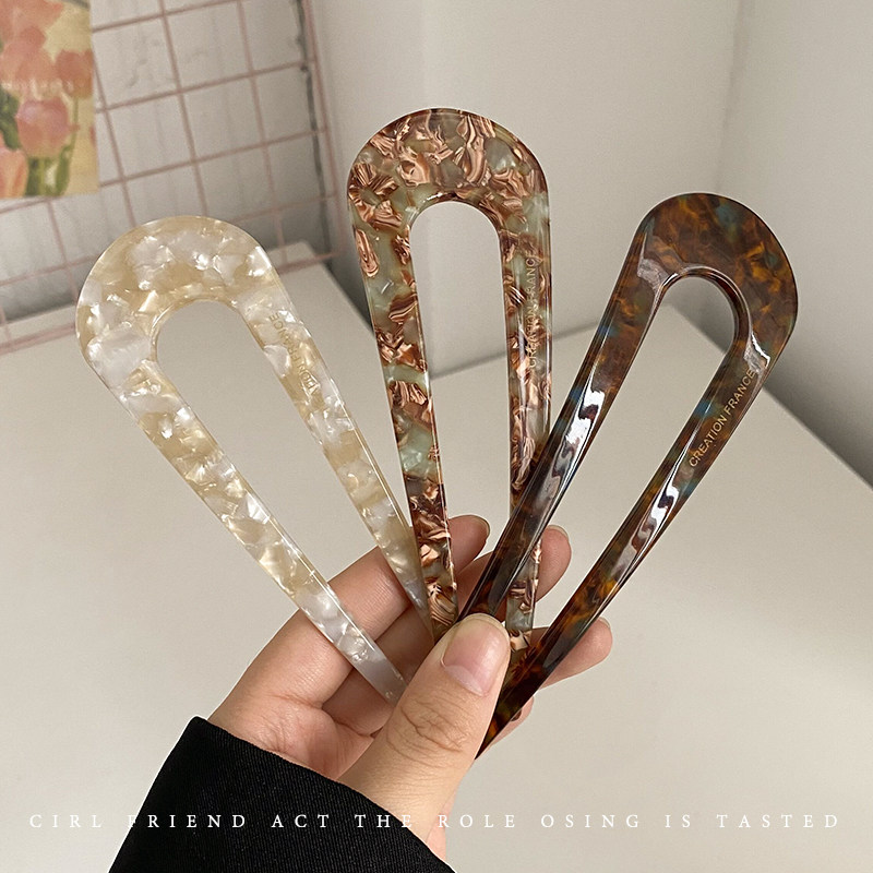 U型盘发发簪！girlfriend