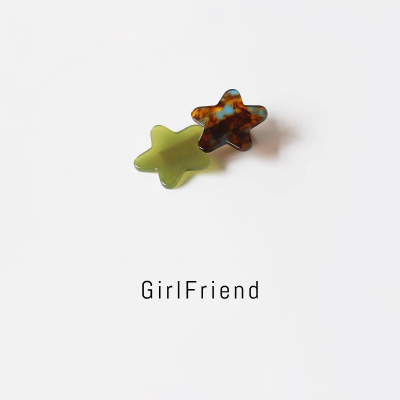 醋酸星星刘海夹！girlfriend