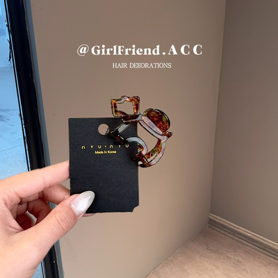 韩系醋酸小狗抓夹！girlfriend