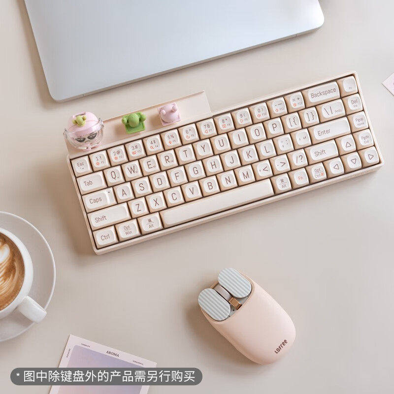 Lofree洛斐小翘机械键盘无线蓝牙三模热插拔键鼠套装办公笔记本