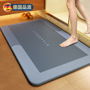 软硅藻泥吸水垫浴室地垫卫生间门口加厚防滑速干脚垫门垫厕所地毯