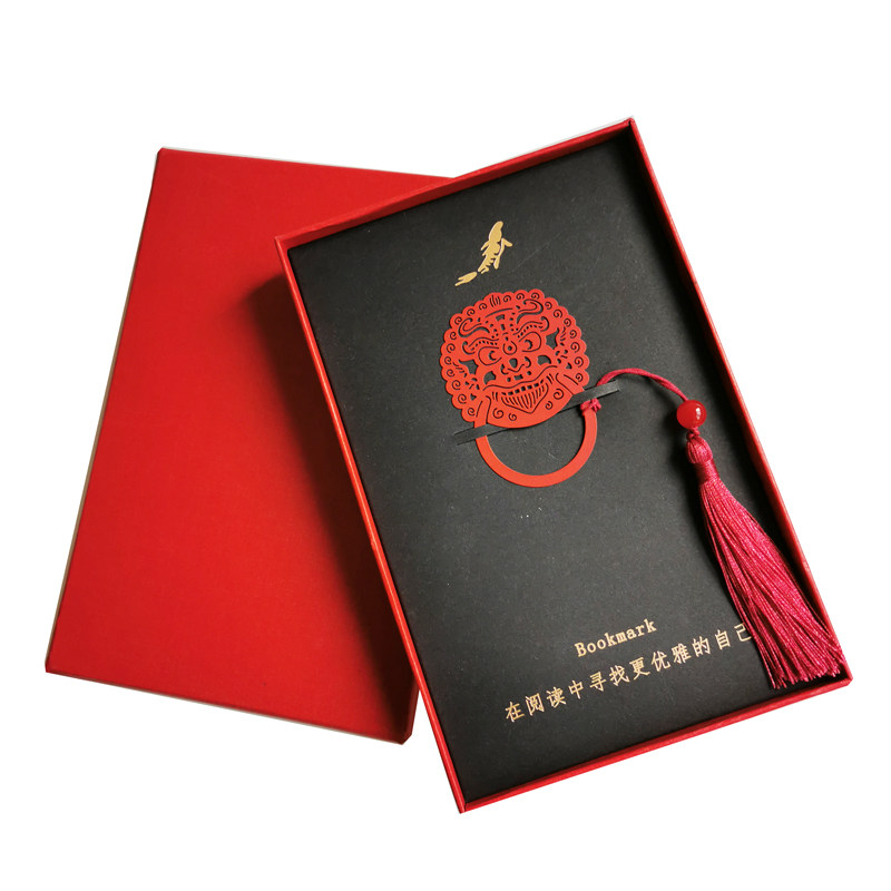 辅首衔环金属书签古典中国风传统建筑门饰山海经外事礼品吉祥创意设计