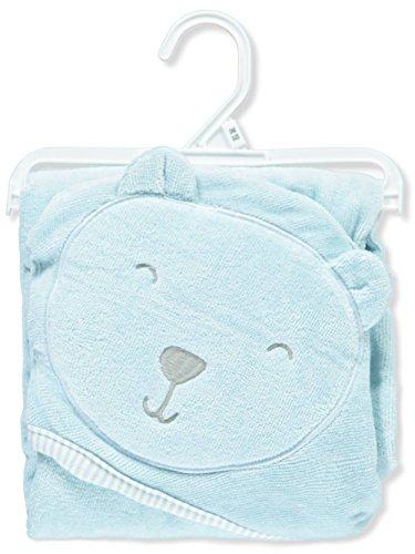carters baby hooded towel embroidered bear face with 3d ear