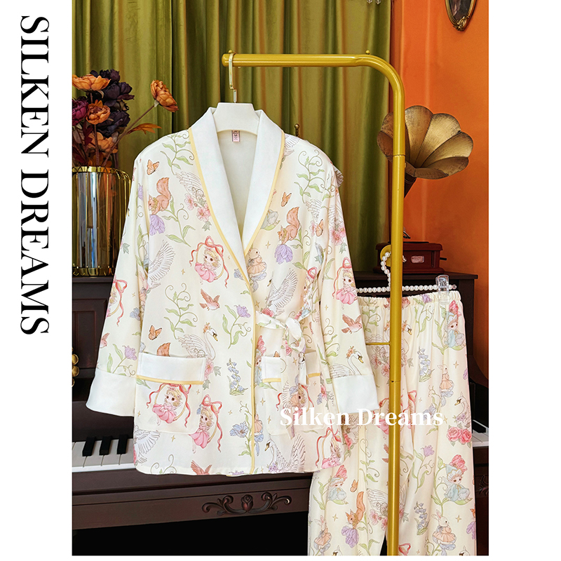 【花影轻喃 ｜春日絮语】冬季可爱潮流厚款睡衣家居服套装5