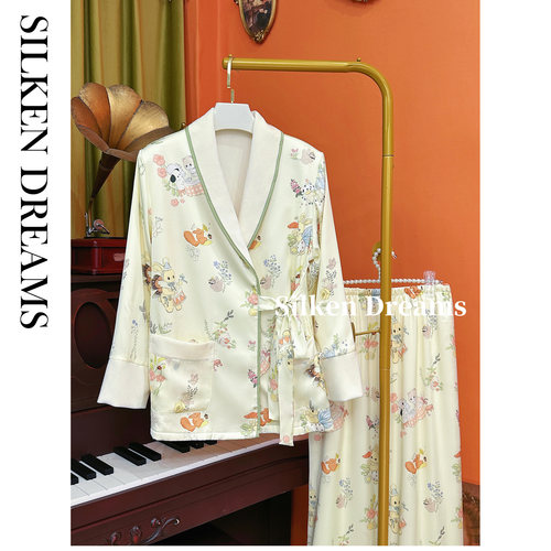 【少女期刊｜梦中童话】冬季轻奢休闲海岛绒加厚睡衣家居服套装