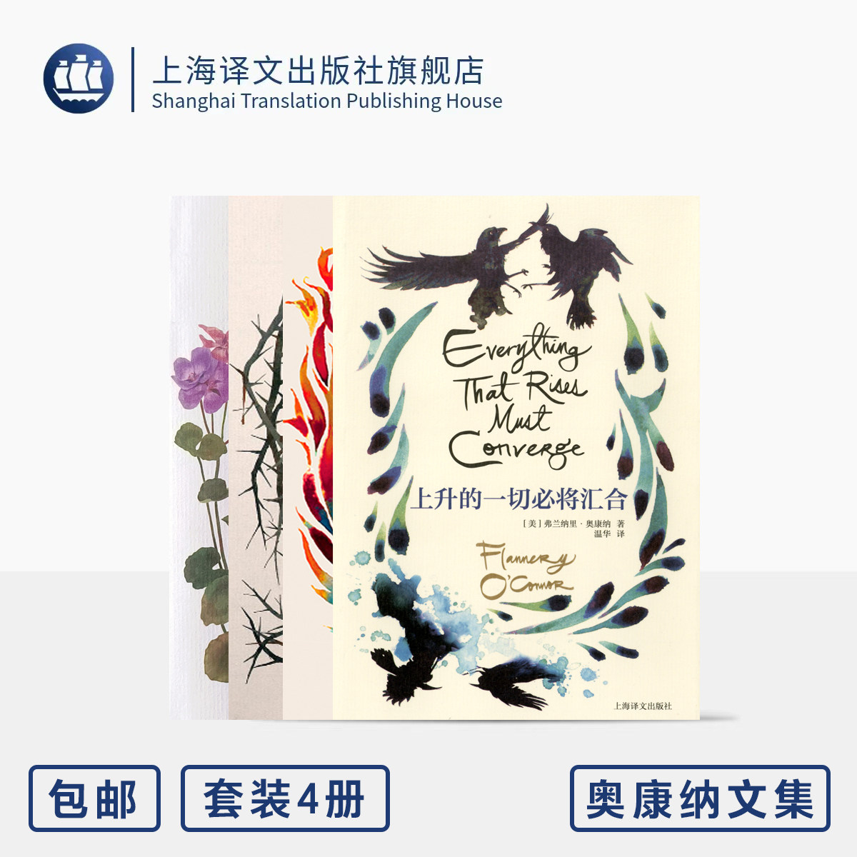 奥康纳文集四种 强力夺取/天竺葵/慧血/上升的一切必将汇合 [美]弗兰纳里·奥康纳 著 南方文学 美国国家图书奖 上海译文出版社图片
