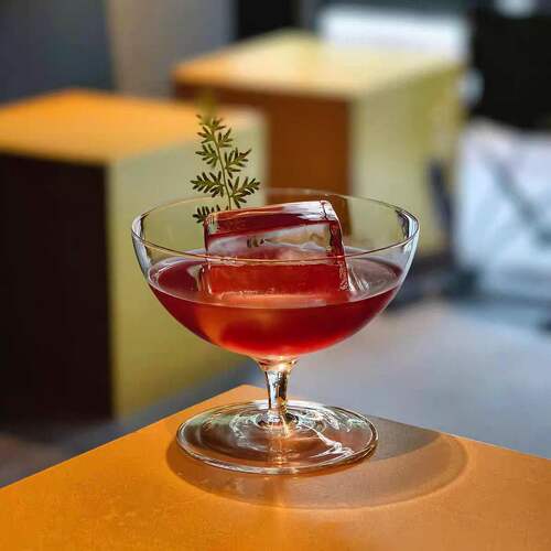 木村超薄水晶玻璃矮脚鸡尾酒杯