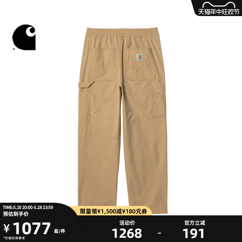 Carhartt WIP工装裤男装秋季新品经典LOGO标签多口袋双膝布3I152L 男装 休闲裤 原图主图