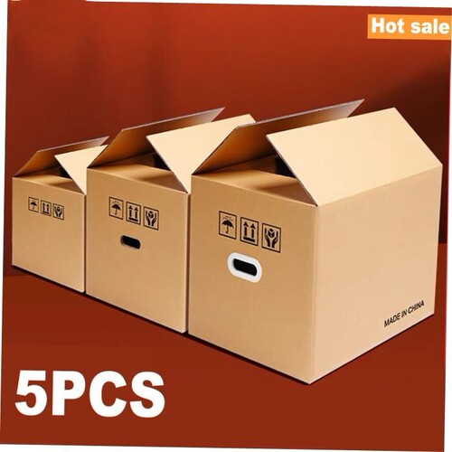 5PCS Moving boxes Cartons packing box cardboard paper boxs