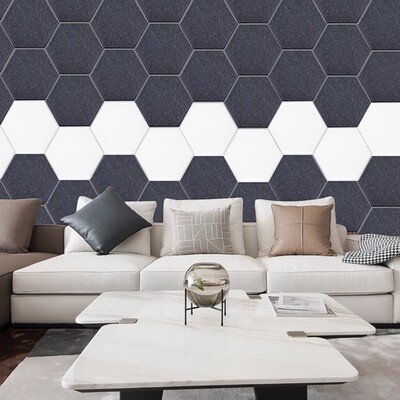 Sound Proof Acoustic Panel 12 Pcs Soundproofing Wall Sticker