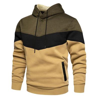 Sweatshirt men's spliced sports hoodie sweatshirt jacket